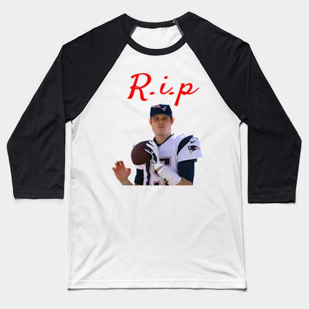 Rest In Peace Ryan Mallett, RIP Ryan Mallett Baseball T-Shirt by Drmx